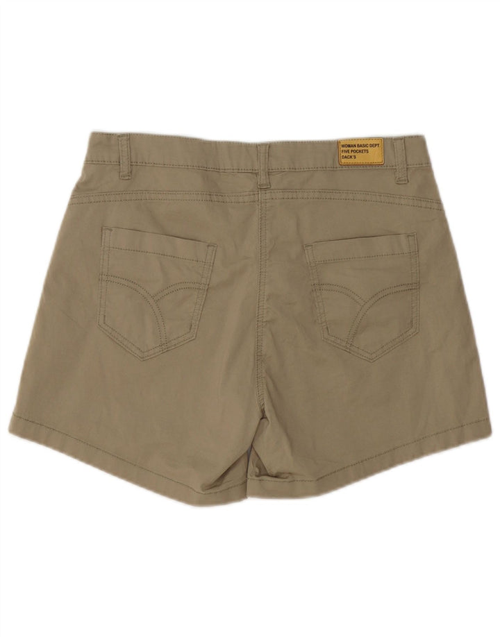 Dack's Womens Casual Shorts IT 44 Medium W32 Khaki Cotton