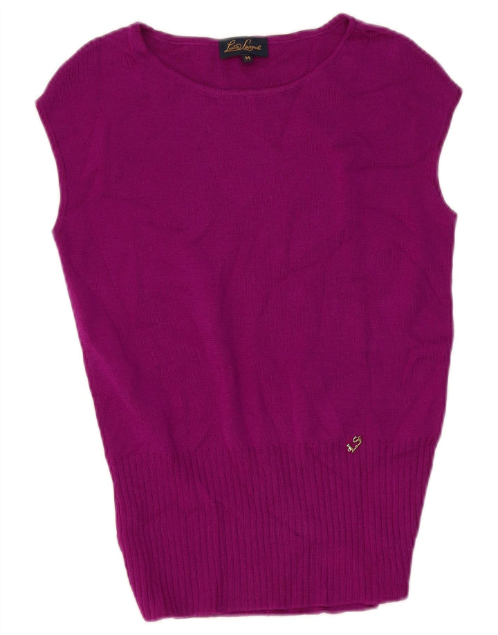 Luisa Spagnoli Womens Vest Tank Top UK 12 Medium Purple