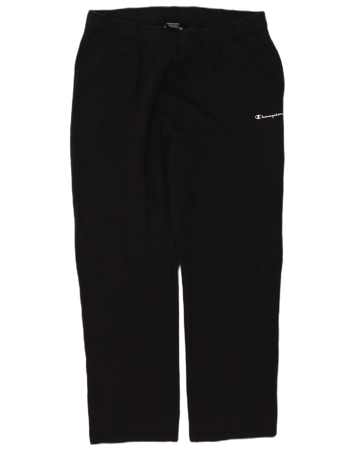 CHAMPION Mens Tracksuit Trousers 2XL  Black Cotton
