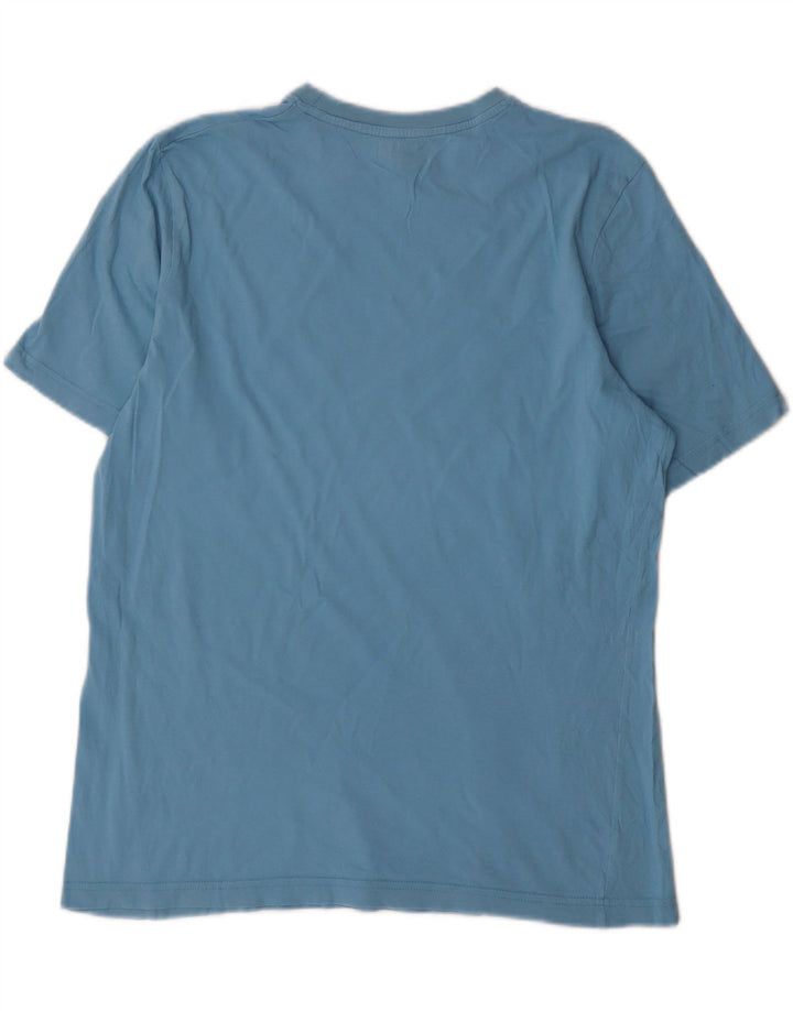 Kappa Herre Grafisk T-Shirt Top Stor Blå