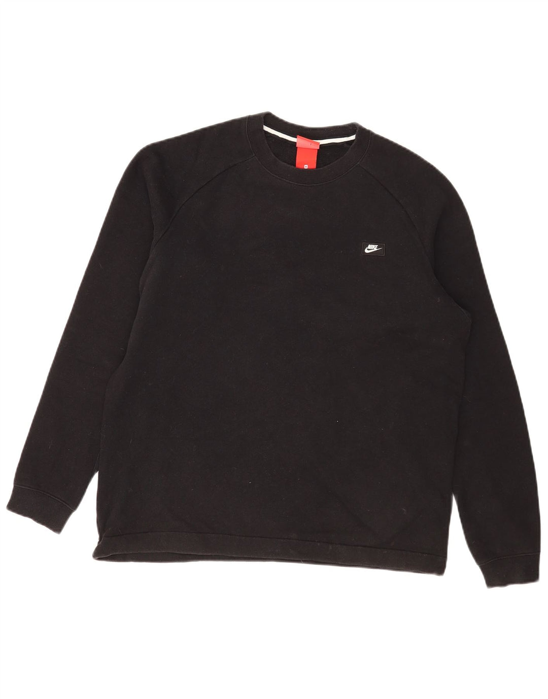 Pulover Nike pentru bărbați, bumbac mediu negru