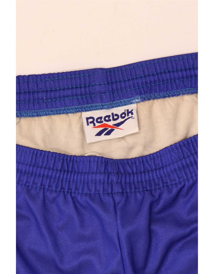 Reebok Mens Sport Shorts Large Blue Colourblock