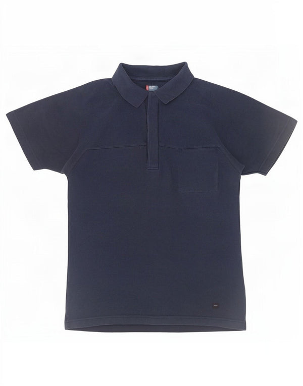 Polo Levi's da uomo piccola in cotone blu navy