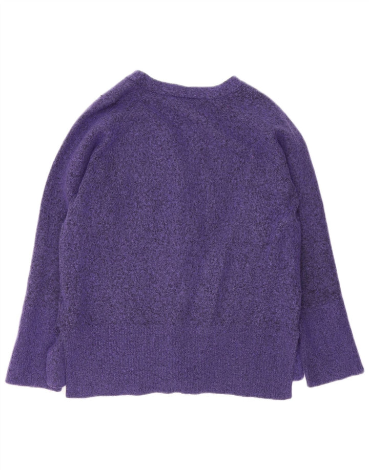 Marks & Spencer Womens Autograph Cardigan Sweater UK 14 Medium Purple