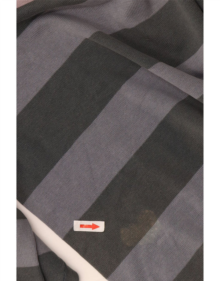 Marks & Spencer Mens Autograph Crew Neck Jumper Sweater 2XL Grey Striped