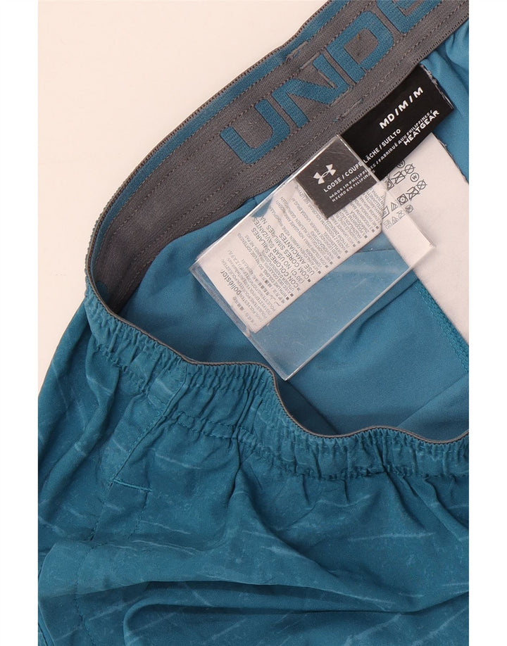 UNDER ARMOUR Mens Heat Gear Sport Shorts Medium  Blue Flecked Polyester