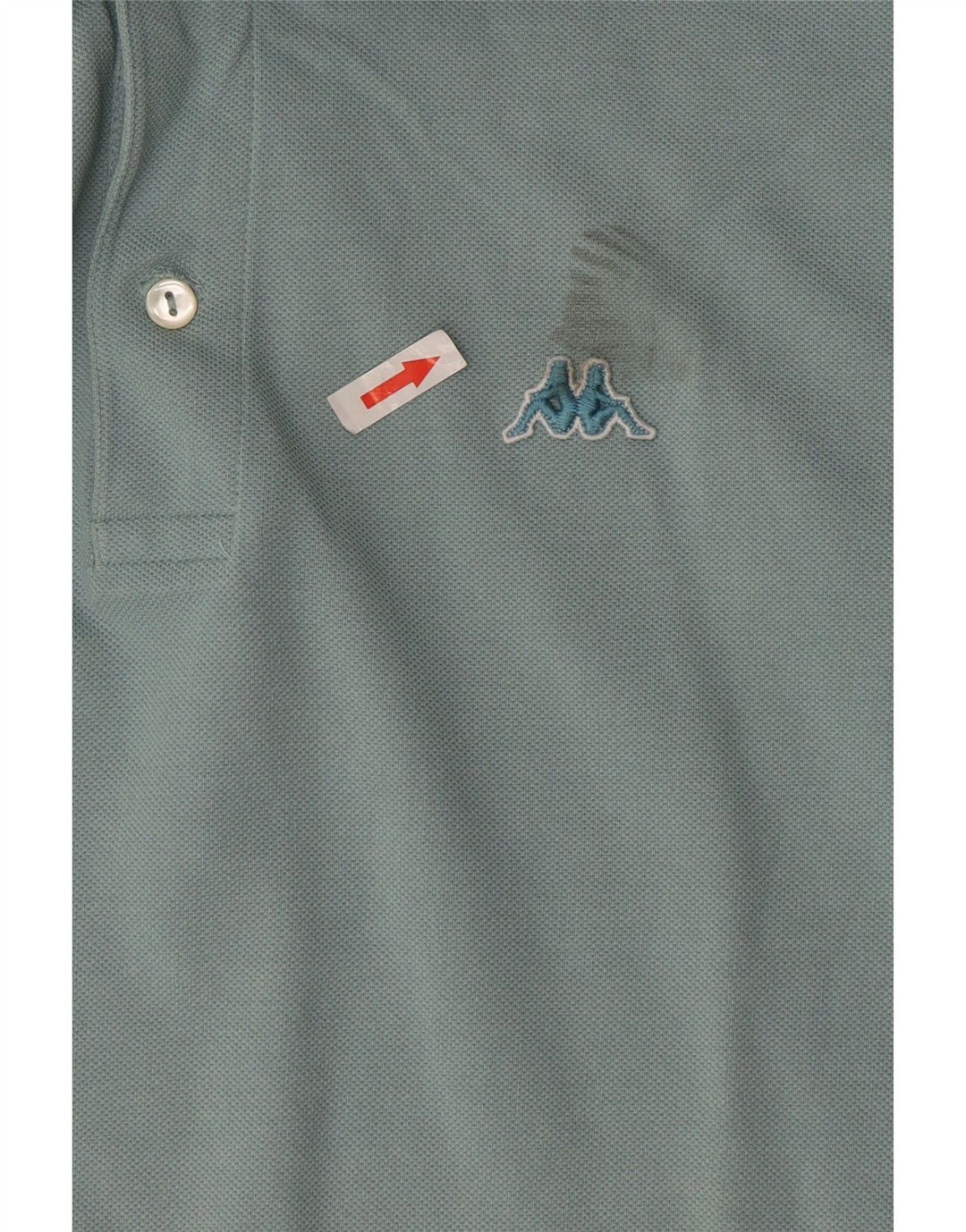 Polo Kappa Uomo Blu Medio in cotone