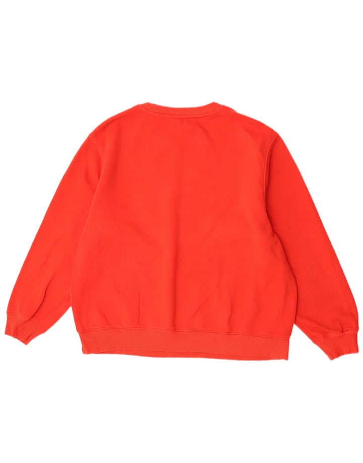 Marks & Spencer Womens Graphic Oversized Sweatshirt Jumper UK 14 Large Red