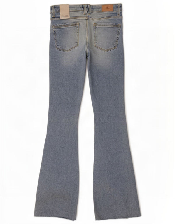 Женские расклешенные джинсы Zara Z1975 EU 36 XS W26 L34 Синий хлопок