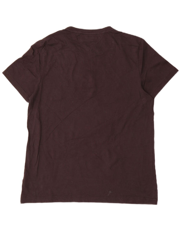 Tommy Hilfiger Mens Graphic T-Shirt Top XL Black Cotton