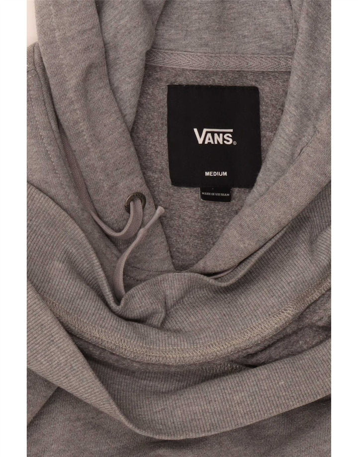 Felpa con cappuccio grafica da uomo Vans di colore grigio medio