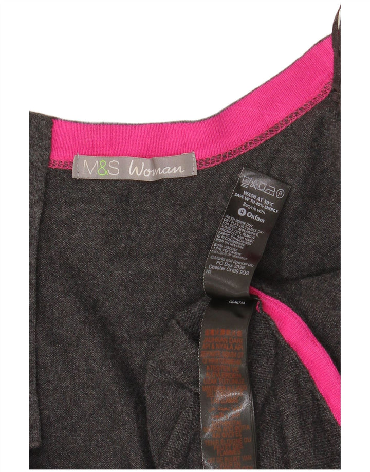Marks & Spencer Womens Oversized Boat Neck Jumper Sweater UK 20 2XL Grey