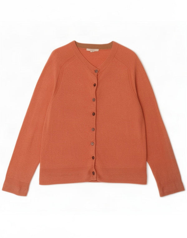 White Stuff Cardigan pour femme UK 12 Coton rose moyen