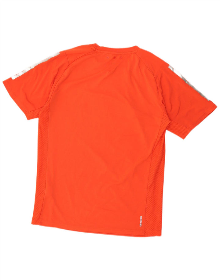 Adidas Hommes Climacool Graphic T-Shirt Haut Petit Orange Polyester