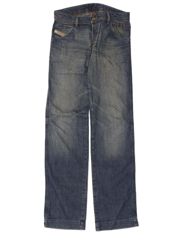 Diesel Mens Straight Jeans W29 L35 Blue Cotton