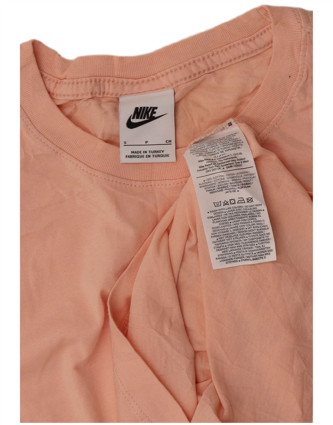 Nike Herre T-shirt Top Lille Pink Bomuld
