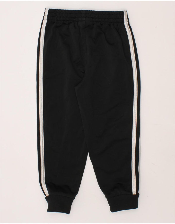 ADIDAS Boys Tracksuit Trousers Joggers 2-3 Years Black Polyester Vintage Adidas and Second-Hand Adidas from Messina Hembry 