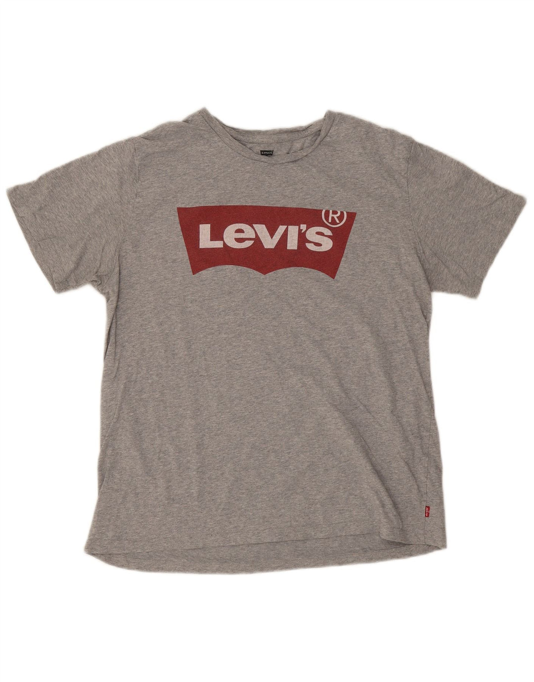 Levi's Womens Graphic T-Shirt Top UK 16 Large Grey