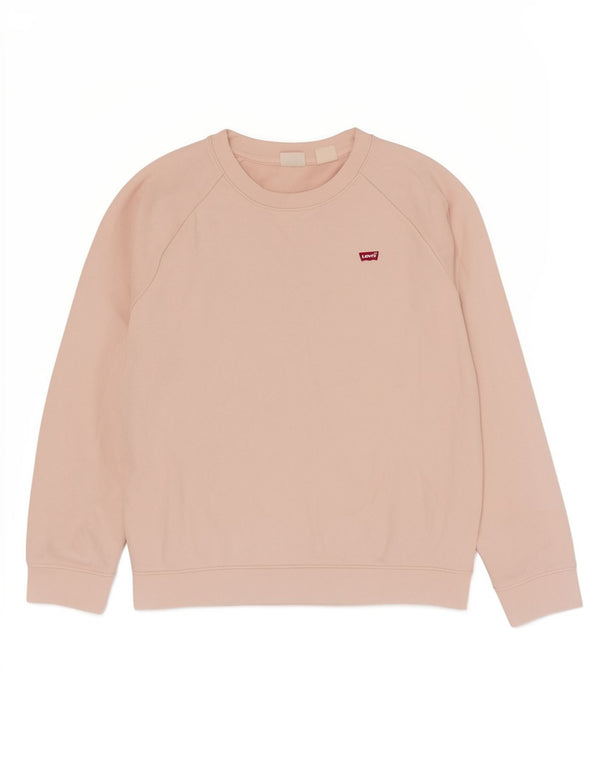 Γυναικείο φούτερ Levi's Oversized Jumper UK 6 XS Pink Cotton