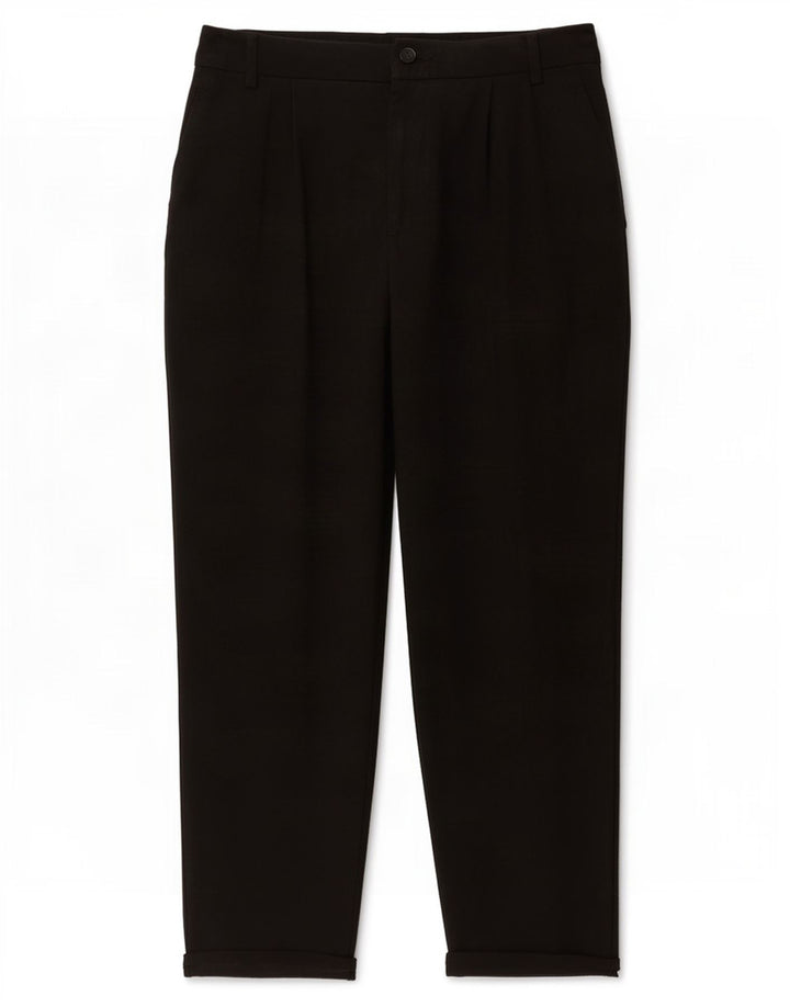 Zara Γυναικείο παντελόνι Capri Medium W28 L22 Μαύρο