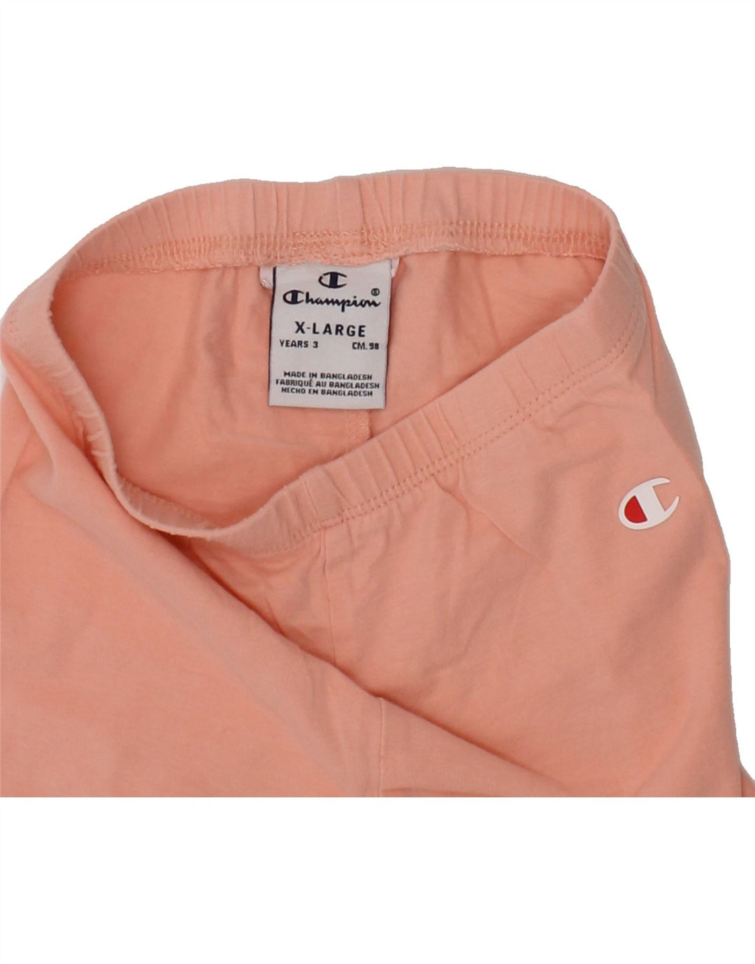 CHAMPION Girls Leggings 2-3 Years XL Pink Vintage Champion and Second-Hand Champion from Messina Hembry 