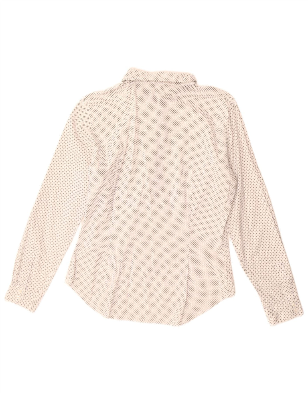 Zara Dame Pullover Shirt UK 14 Large White Spotted