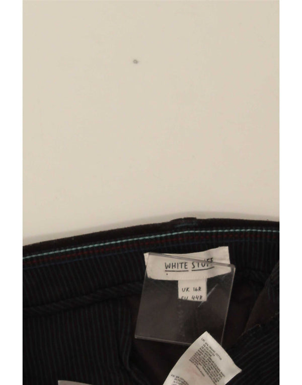 Pantaloni casual in velluto affusolati da donna di White Stuff UK 16 Large W36 L27 Neri