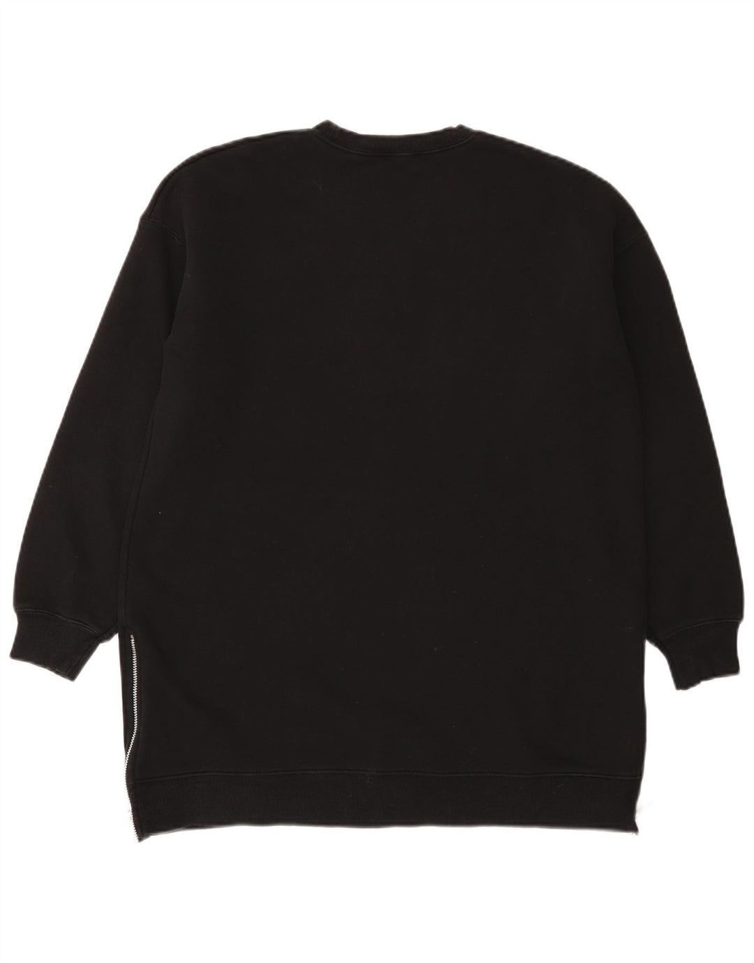 MINT VELVET Womens Sweatshirt Jumper UK 14 Medium Black Cotton
