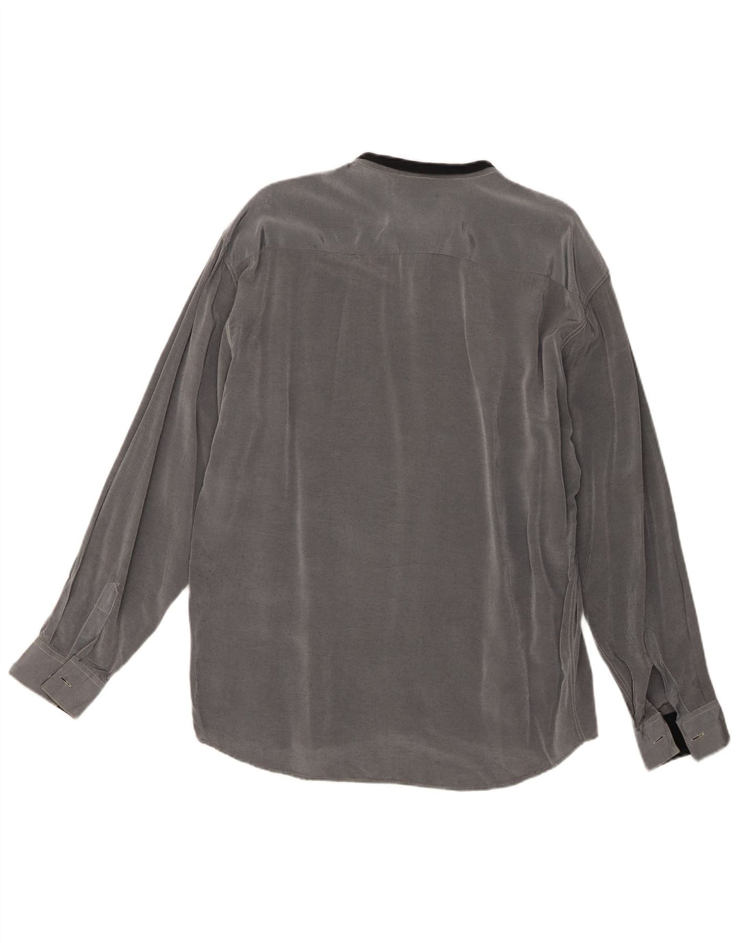 Mac Fashion Mens Shirt Large Grey Acetate