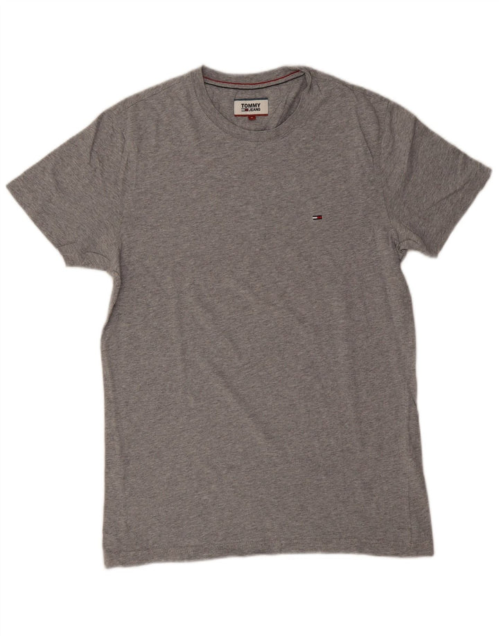 Tommy Hilfiger Mens T-Shirt Top Small Grey Cotton
