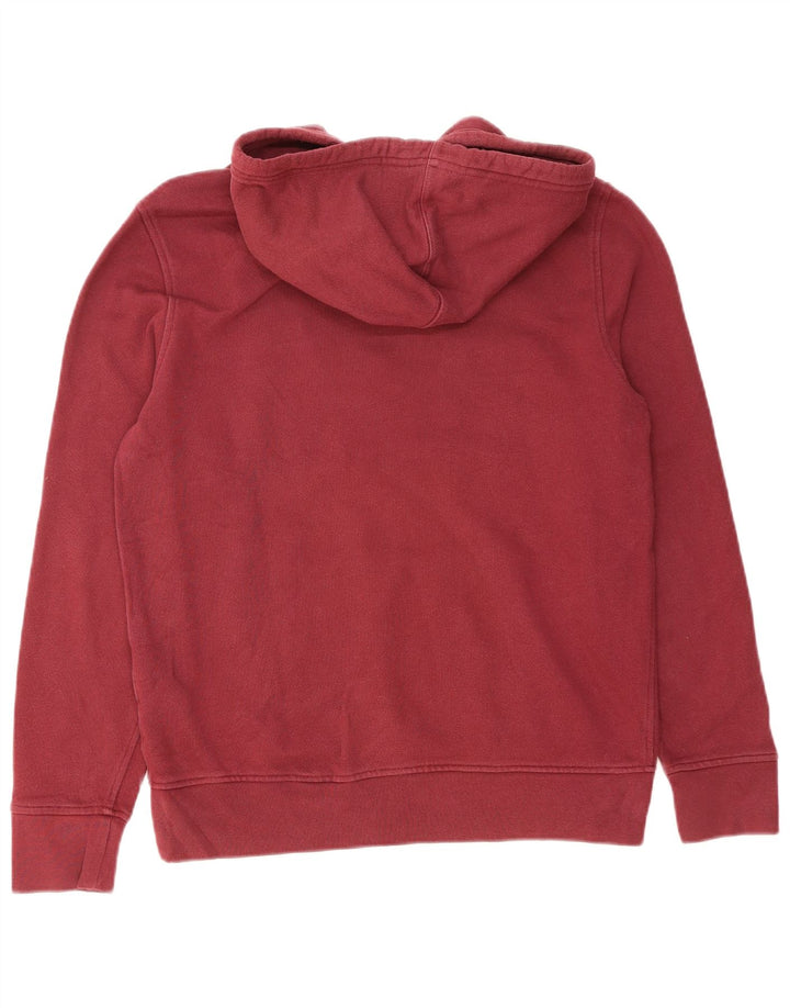 LEVI'S Mens Graphic Hoodie Jumper Medium Burgundy Cotton