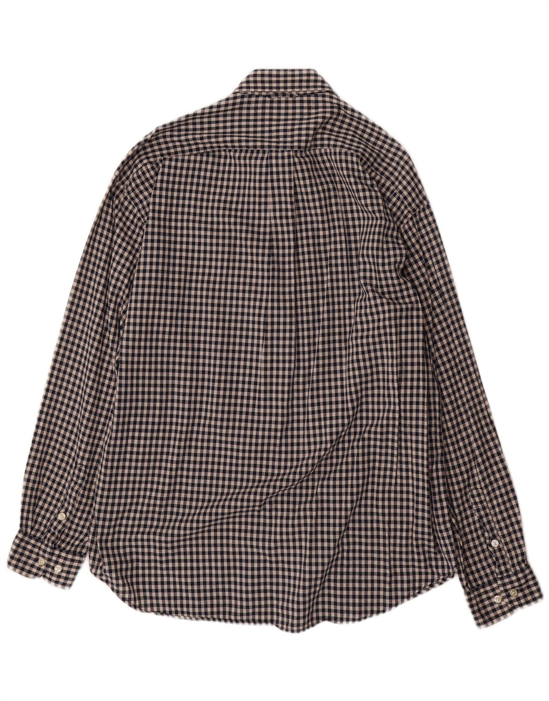 TOMMY HILFIGER Mens Shirt XL Black Check Cotton