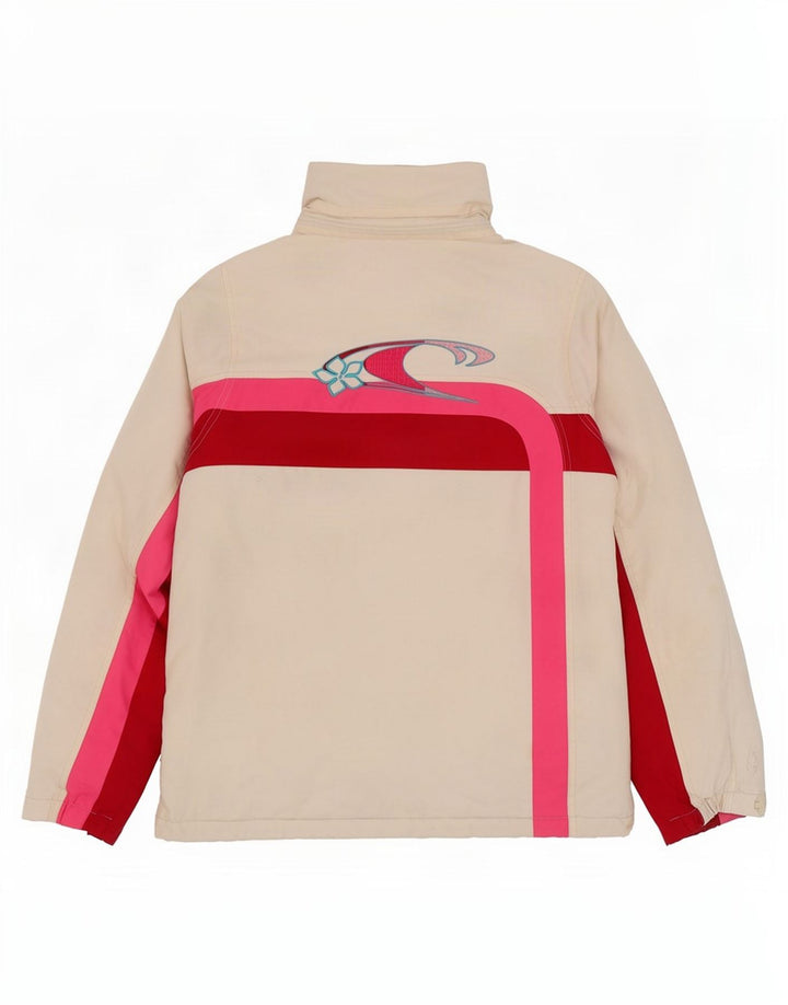 O'Neill Damen Windjacke UK 10 Small Weiß Colourblock Polyester