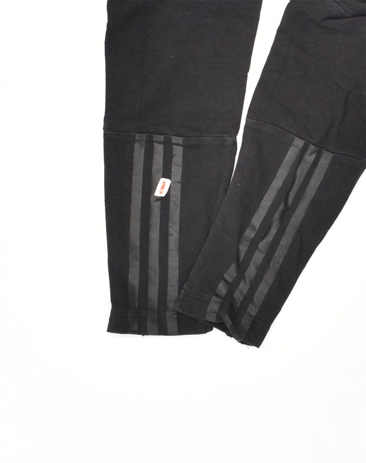 ADIDAS Girls Tracksuit Trousers 9-10 Years Black Cotton | Vintage Adidas | Thrift | Second-Hand Adidas | Used Clothing | Messina Hembry 