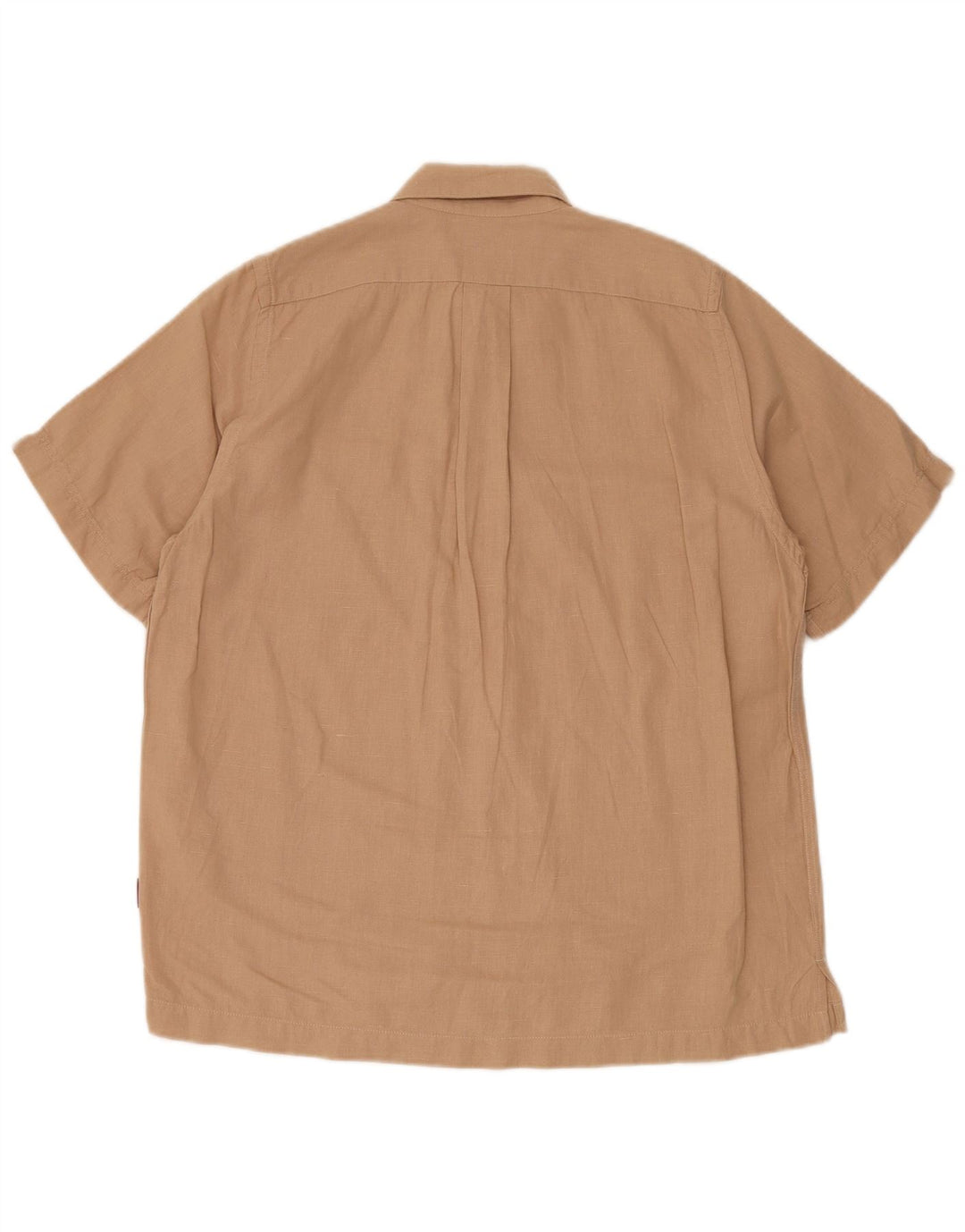 DIADORA Herren-Kurzarmhemd aus Baumwolle in Mittelbeige