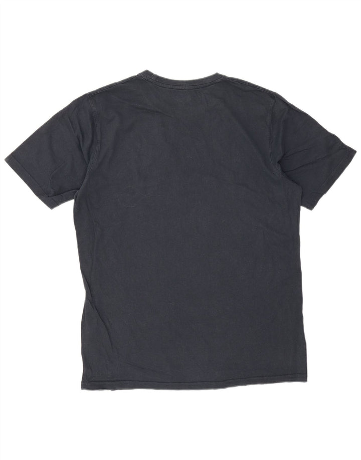 Dickies Mens Graphic T-Shirt Top Large Navy Blue Cotton