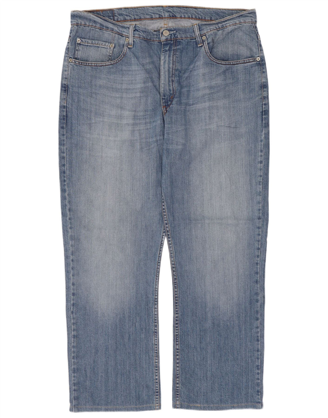 Levi's Mens 752 Straight Jeans W38 L29 Blue Cotton