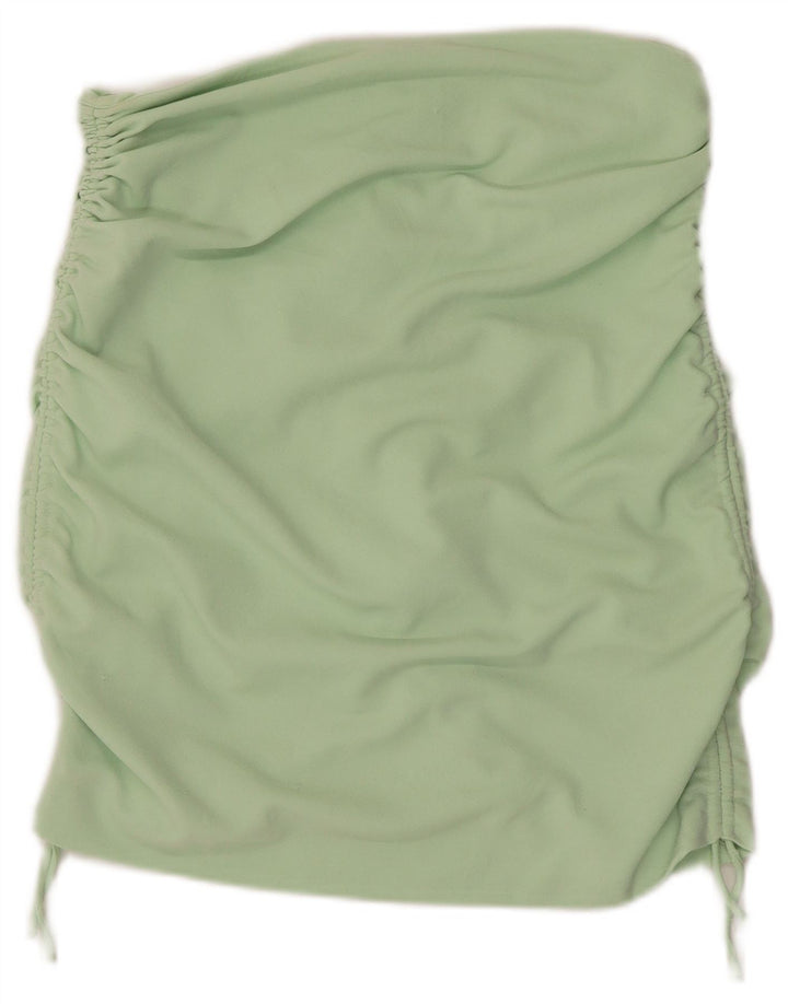 Zara Womens Straight Skirt Large W30  Green