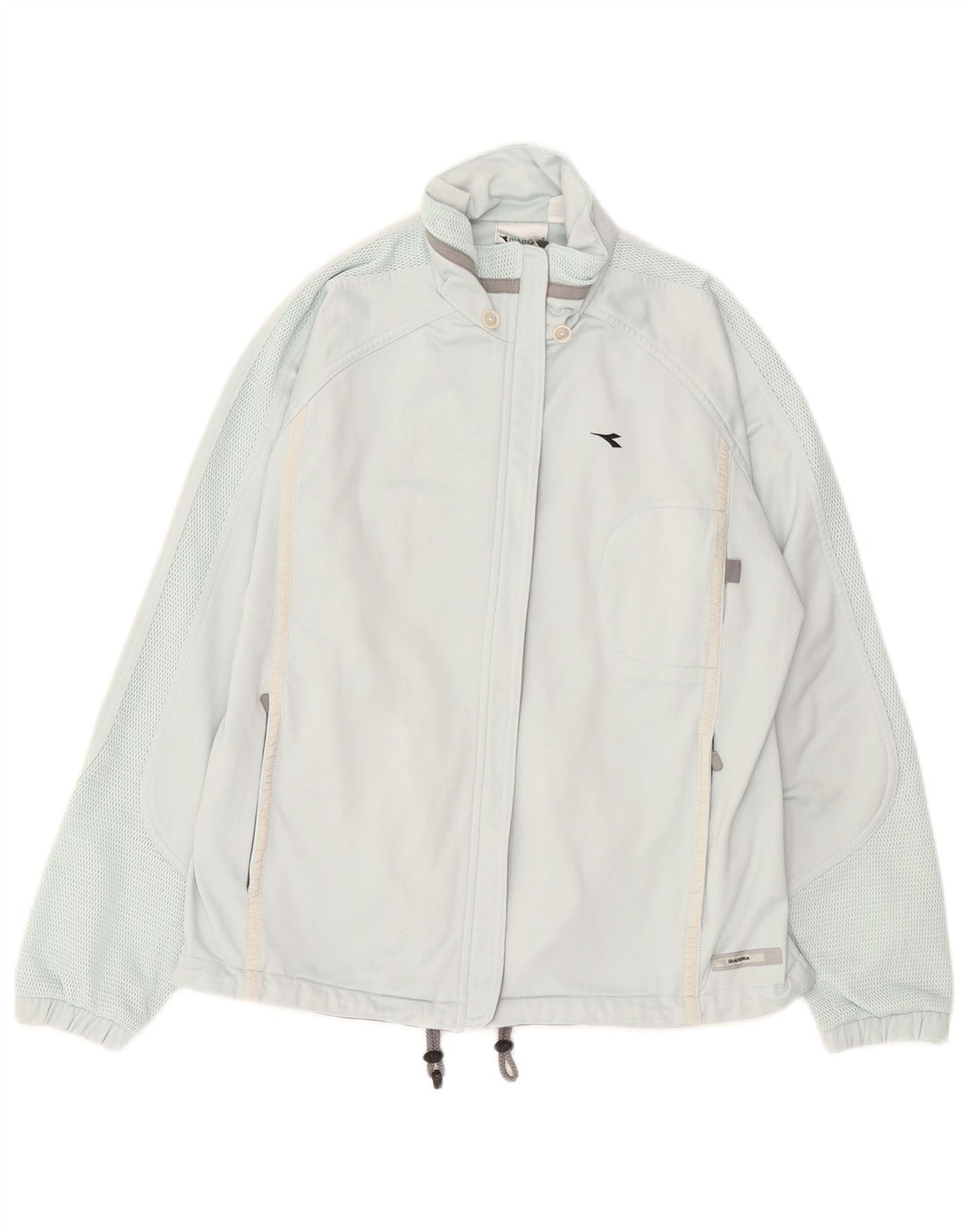 Γυναικεία αθλητική φόρμα Diadora Top Jacket UK 36 Small Blue Polyester