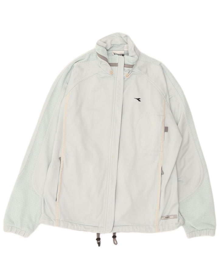 Γυναικεία αθλητική φόρμα Diadora Top Jacket UK 36 Small Blue Polyester