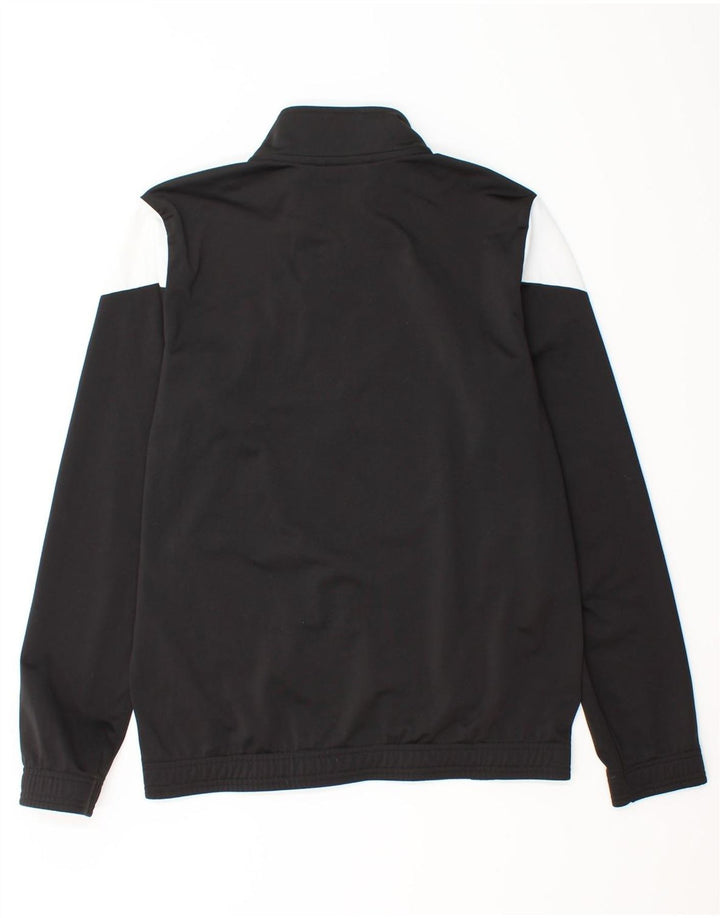 PUMA Mens Tracksuit Top Jacket Small Black Colourblock Polyester