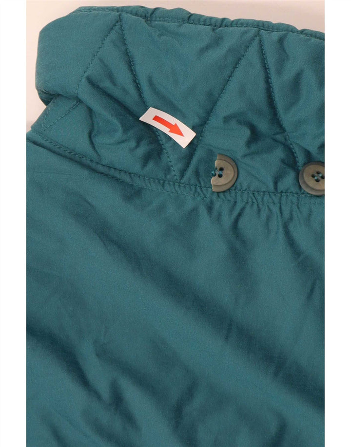 Ellesse Womens Windbreaker Coat IT 42 Medium Green Polyester