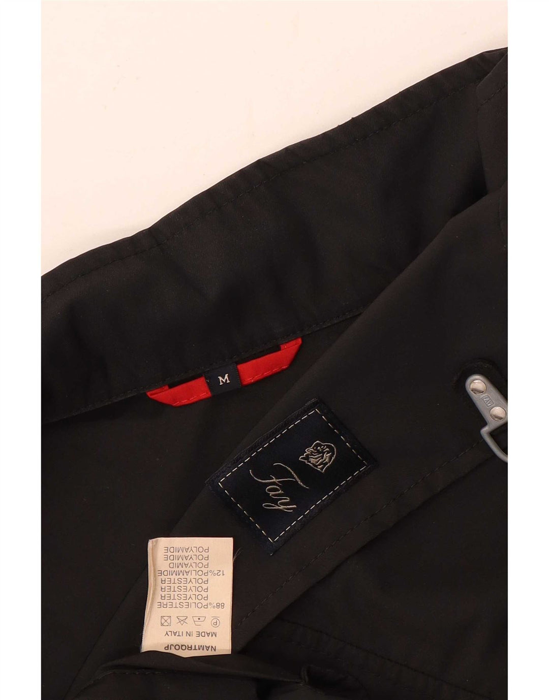 Fay Herre Utility Jacket UK 38 Medium Sort Polyamid