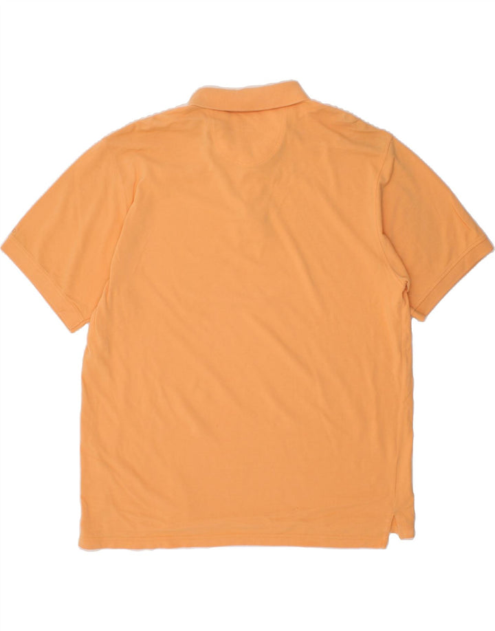 IZOD Mens Polo Shirt 2XL Orange Cotton Vintage Izod and Second-Hand Izod from Messina Hembry 