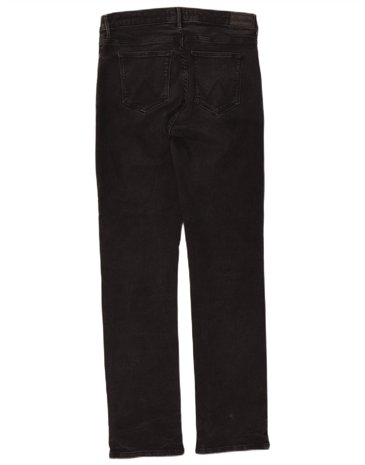 Wrangler Womens Straight Jeans W32 L32 Black Cotton