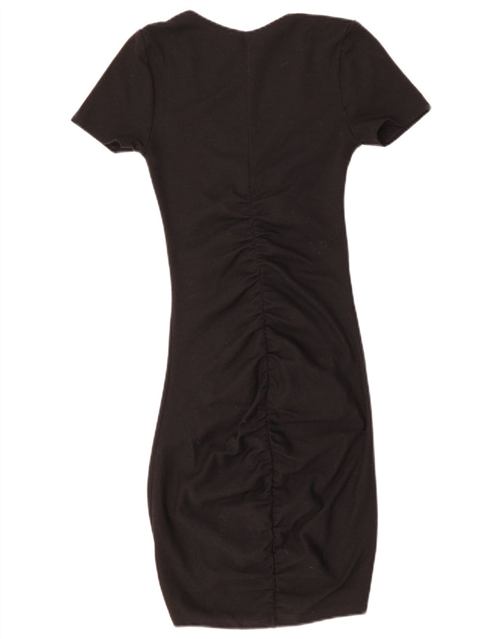 ZARA Womens Bodycon Dress UK 8 Small Black