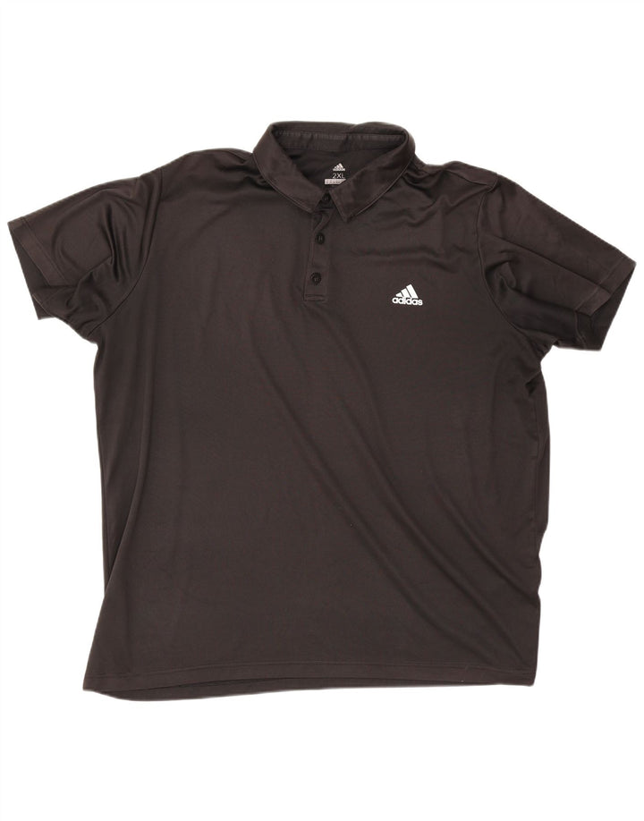Adidas Herre Climalite Polo Shirt 2XL Sort