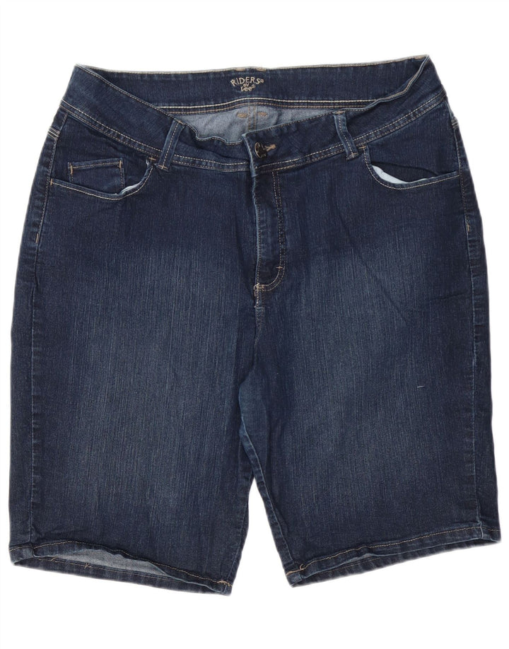 LEE Womens Riders Denim Shorts W38 XL Blue