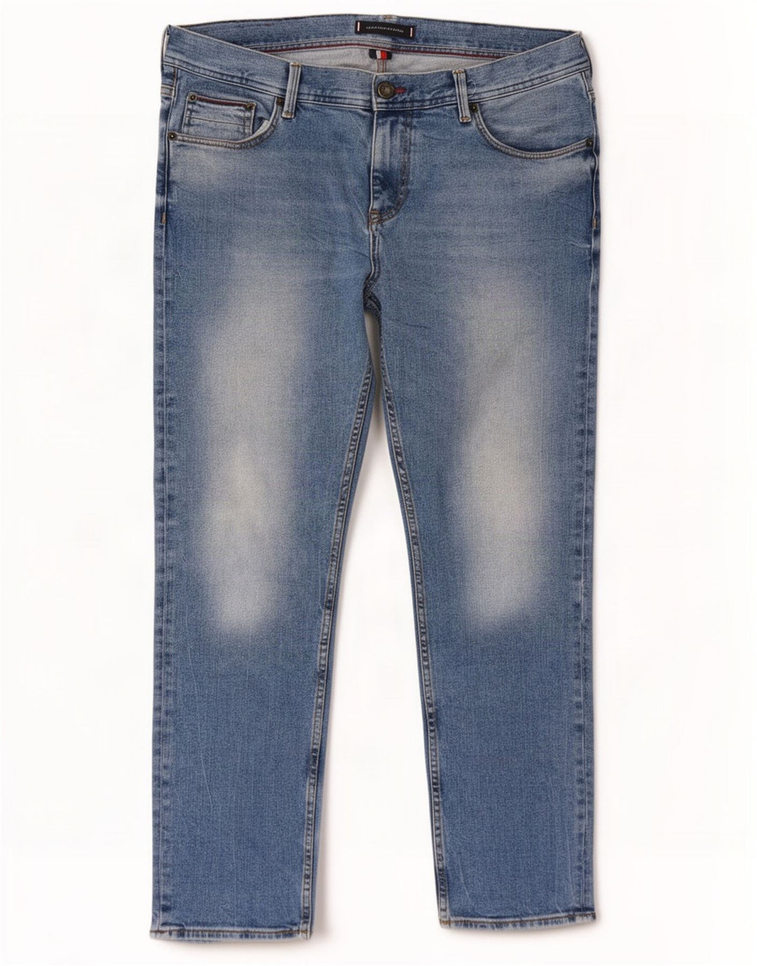 Tommy Hilfiger Mens Slim Jeans W36 L30 Blue Cotton