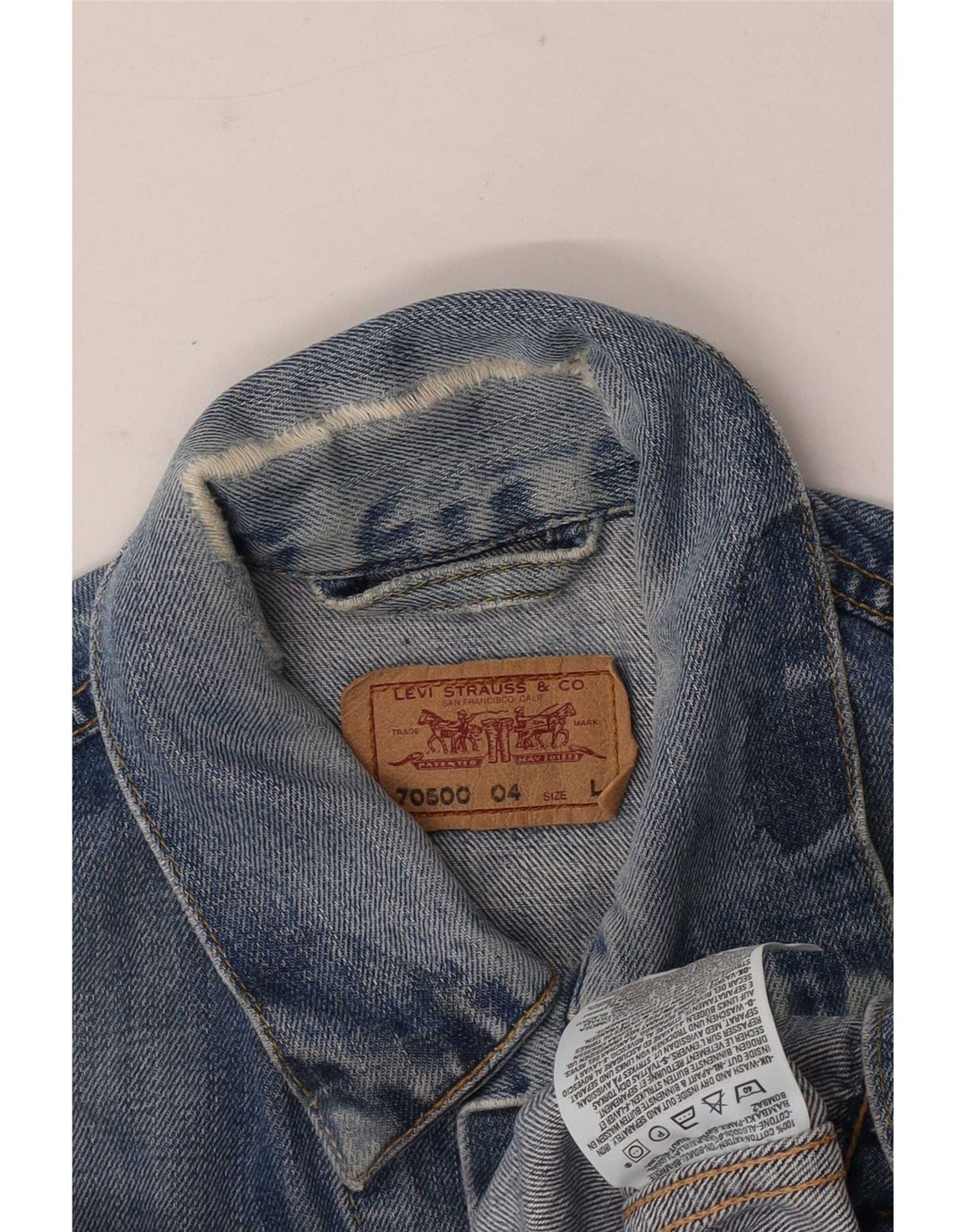 Levi's Boys 70500 Denimjakke 11-12 år Large Blue Cotton